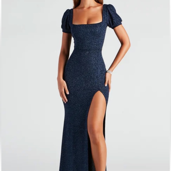 Windsor Dresses Sophie Glitter Knit Mermaid Dress Windsor Poshmark